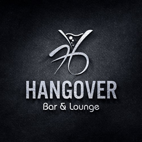 "Hangover Bar & Lounge" winning Logo design