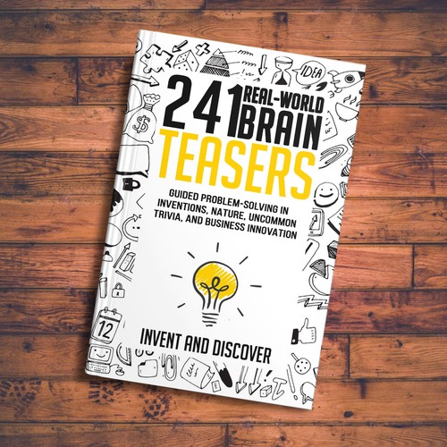 Book Cover - Creativity, Innovation, Inventions, Lateral thinking Design by Zahari Studio