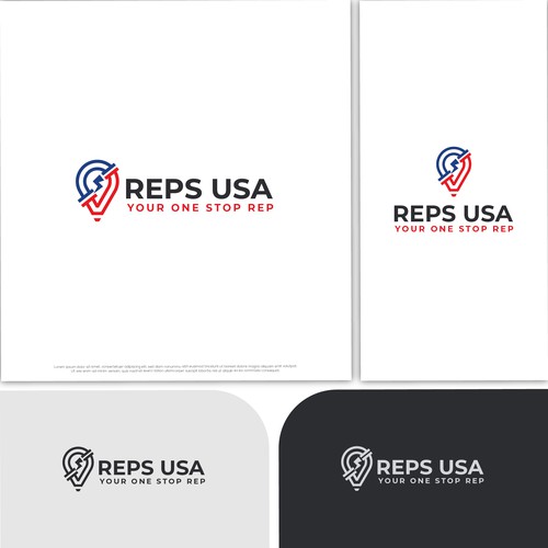 Rep's USA Logo Design by AjiCahyaF