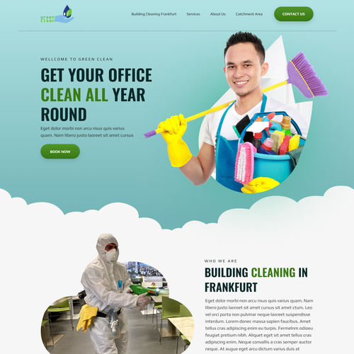 Web page design contest entry by MercClass