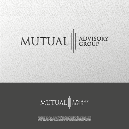 Design a business professional logo for a conservative advisory group Design by A F I F I . A R T ™