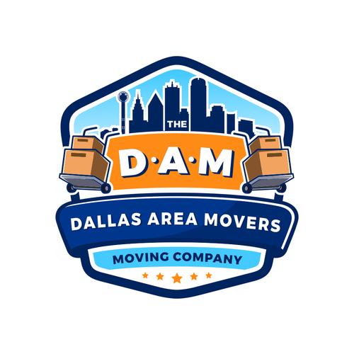 Diseño de Design a fun, high-quality logo for The DAM Moving Company de Gloxee