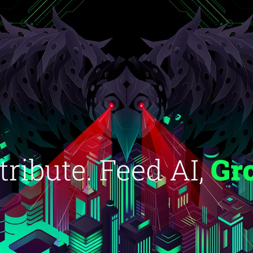 Designs | Mecha Raven GIANT Crazy Website Illustration (+Winner Gets ...