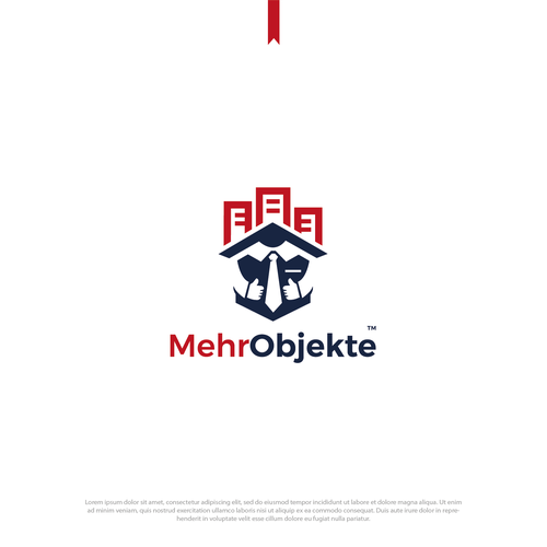 Corporate identy and logo for real estate marketing agency Design by AalianShaz