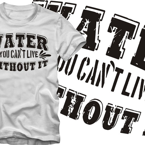 Water T-Shirt Design needed Réalisé par muczhorkies