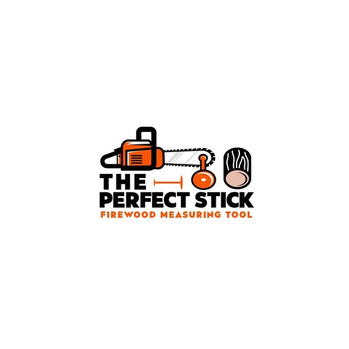 Firewood measuring tool that attaches to chainsaw needs a logo Design by dadan_pm