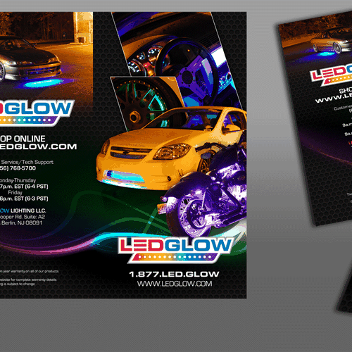 Design LEDGlow's New Trifold! Design by PA Design Studio