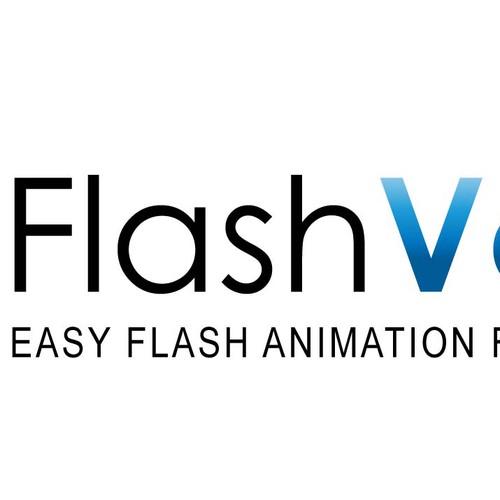 FlashVortex.com logo Réalisé par design2work