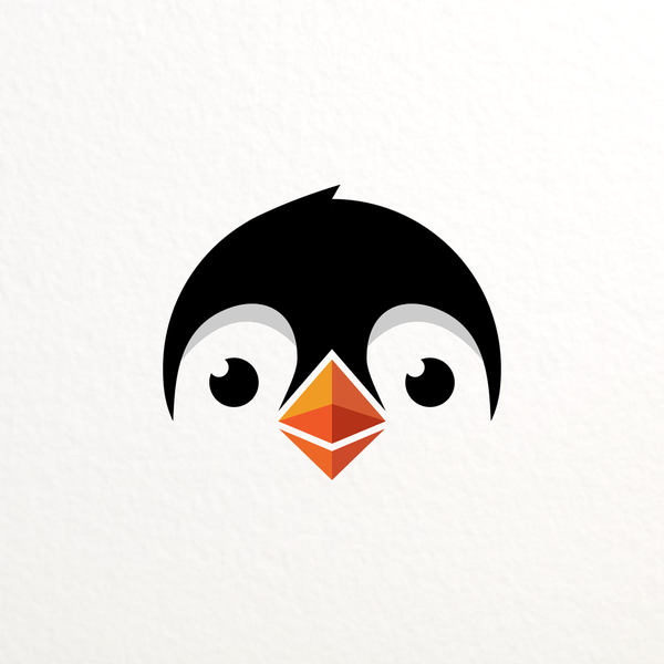 Design by artzuck™ titled "Cute minimalist penguin logo"