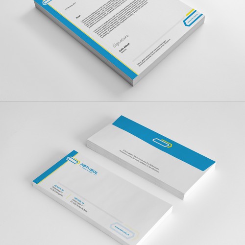 Implement the new logo on all our business papers Ontwerp door kaylee CK