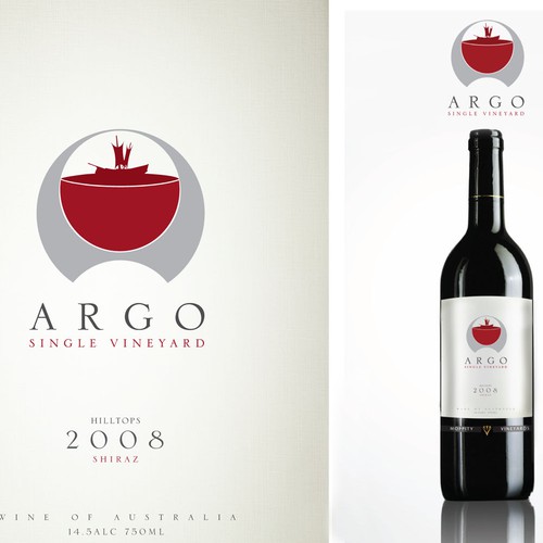 Sophisticated new wine label for premium brand Design by scottrogers80