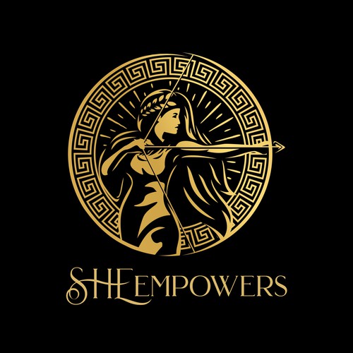 SHEempowers - luxurious design of a woman preferrably in some kind of a circle to appeal to women professionals Design by Art_Tam