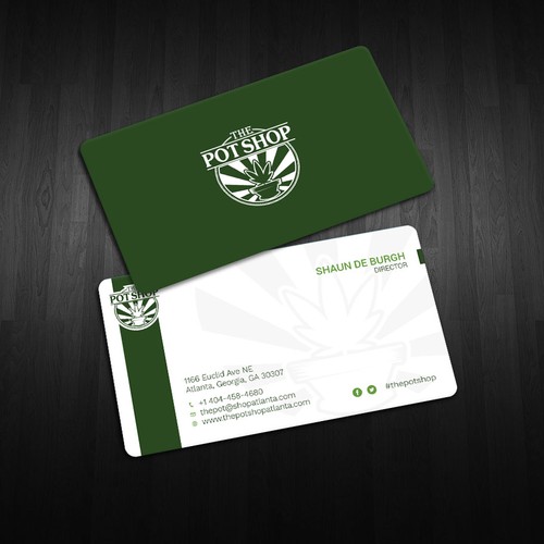 Help me sell weed. (Biz Card for legal marijuana store ...