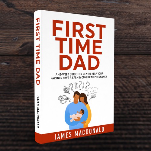 Book cover art appealing to First Time Dad & Expectant Mums Design réalisé par Trivuj