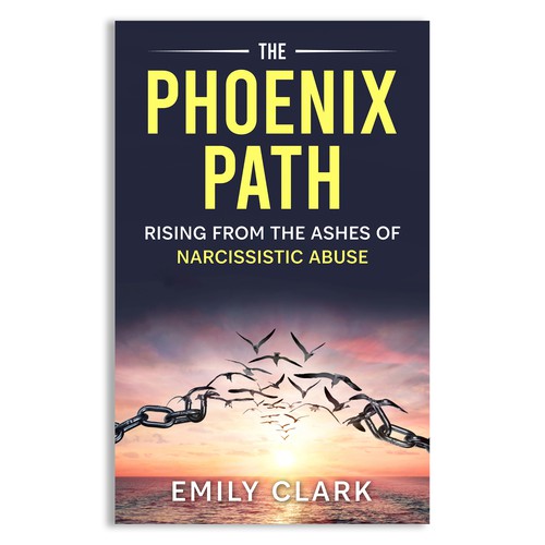 Book cover design for "The Phoenix Path: Rising from the Ashes of Narcissistic Abuse" Design by Unboxing Studio