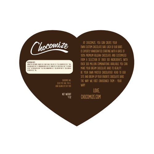 Designs | New heart-shaped product packaging wanted for Chocomize ...