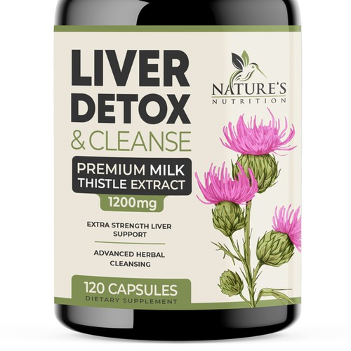 Natural Liver Detox & Cleanse Design Needed for Nature's Nutrition Diseño de Unik ART