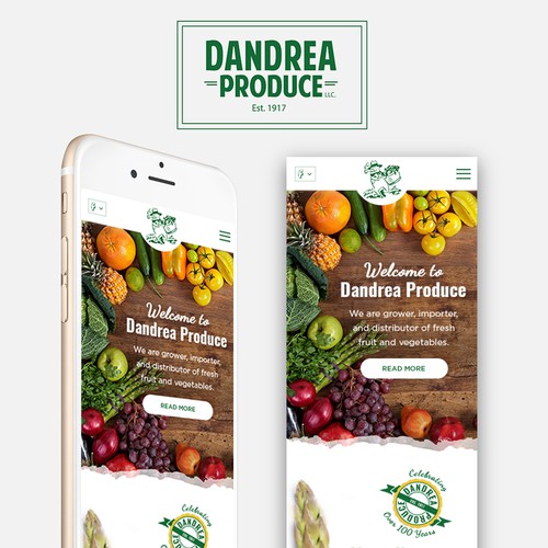 Design di 101 year old produce company needs a website to go another 100 di ♾️e2infinity♾️