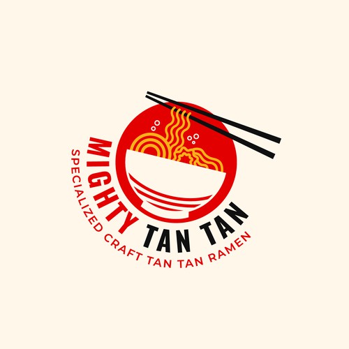 Japanese Tan Tan Ramen Shop Logo Design by Srdjan Savić