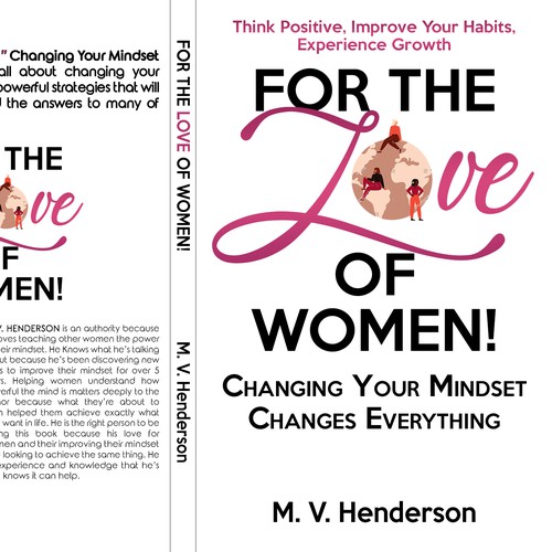 Creative book cover for the ultimate self help guide for women! Design by LSDdesign
