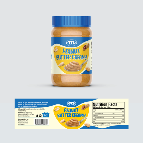 We need a Peanut Butter label that stand out. Design by Rumon79
