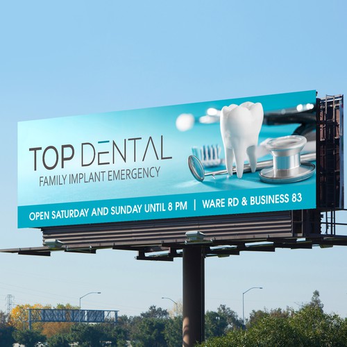 コンペ「billboard design for dental office」のデザイン by Deep@rtさん 