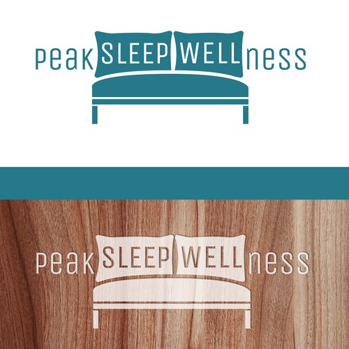 In need of a statement piece logo for our new sleep wellness business! Please emphasize 'sleep well' in logo. Design by artwithashley