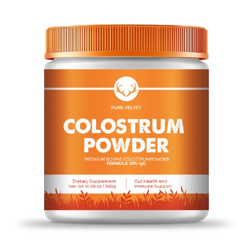 Design di Re-design Supplement Label to capture Amazon shopper attention & boost CTR - Colostrum Powder di GAJNI