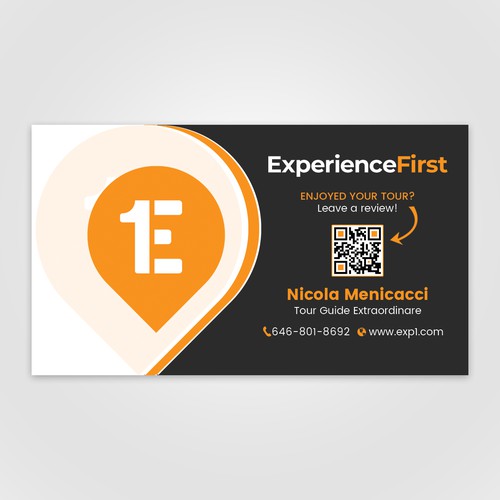 One-Sided Business Card Design for Travel Company Design by ™SF_Design™