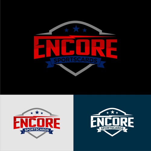 Powerful and modern Sportscards business logo contest Design by Lemonetea design