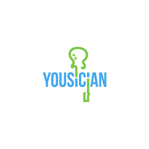 Logo for Yousician - the future of music learning! Design réalisé par ⭐ruezzz™