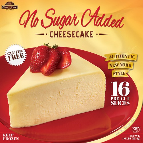 Diseño de Gourmet Cheesecake Package Design (No Sugar Added)
 de twister