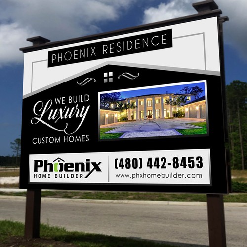 Home Sign DESIGN EXPERTS NEEDED:Custom Home Builder Needs a Stunning ...