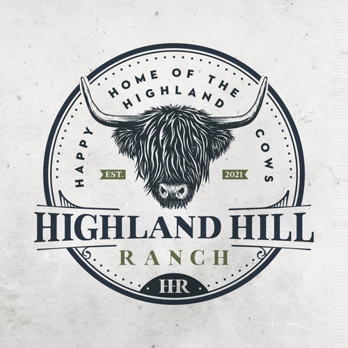 Logo and Social Design for Highland Hill Ranch. Design réalisé par Piccolo_Ney