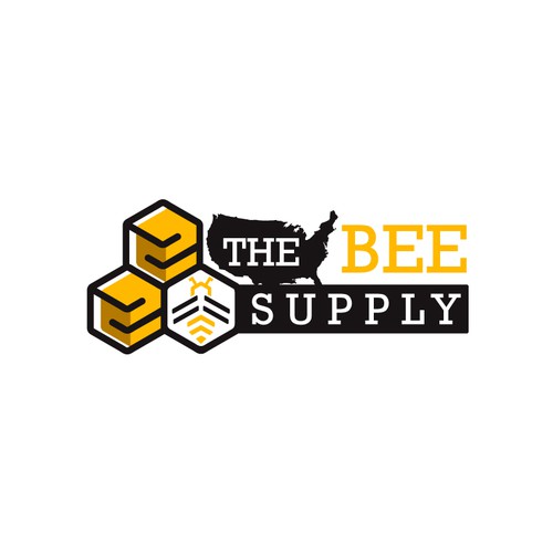 Diseño de New Texas Bee Supply Logo de dianagargarita