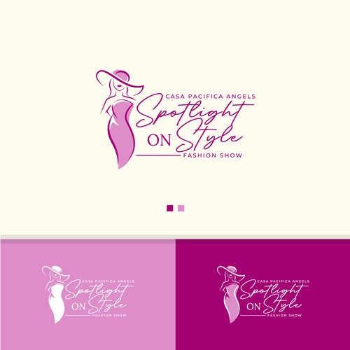 Elegant, fun, flirty logo for upscale Fashion Show Fundraiser Design by StudioJack