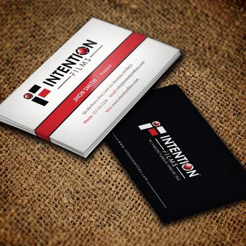 Film Company Business Card Design by AkGraphicsSolutions