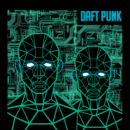 99designs community contest: create a Daft Punk concert poster デザイン by New.Studio