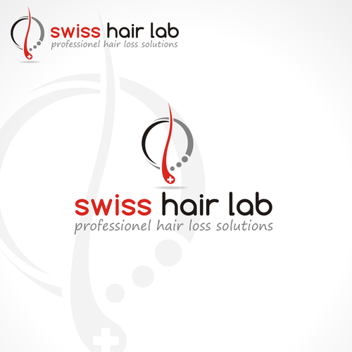 logo for swiss hair lab Diseño de tasa