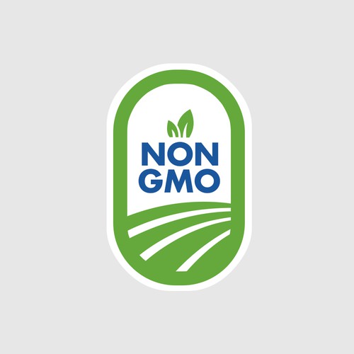 Food Packaging NON-GMO Logo Design by maswatsik