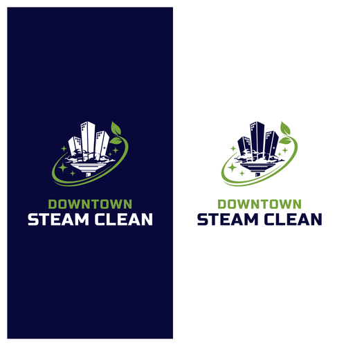 Create an eye catching logo for an innovative new steam cleaning company Réalisé par anggastrwn