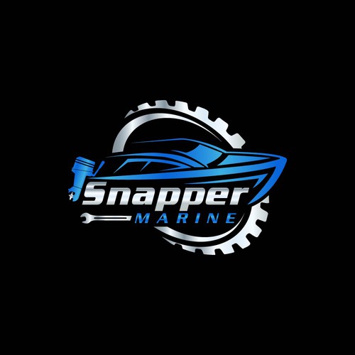 Snapper Marine Logo Design by line2code
