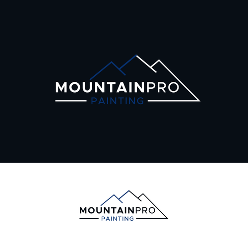 High-end, tech-focused Colorado painting company brand package Design by ontronusart