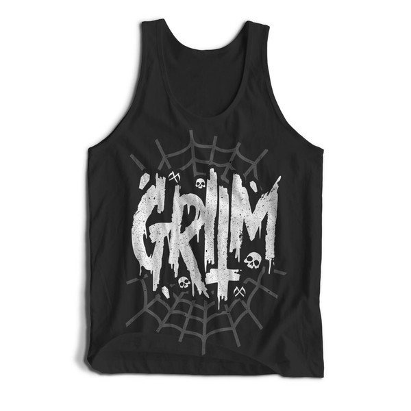 Design by Iambolders titled "creepy typography brush on Tank "