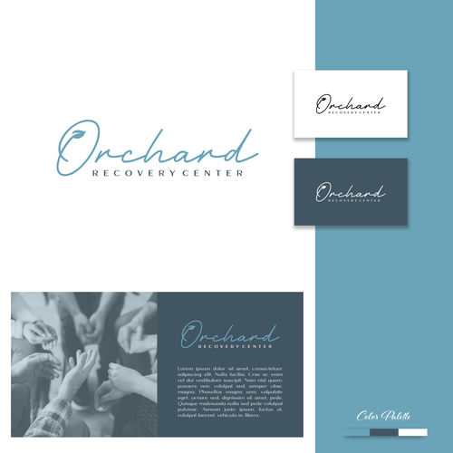 Beautiful new logo design for our addiction treatment center Design by Direwolf Design