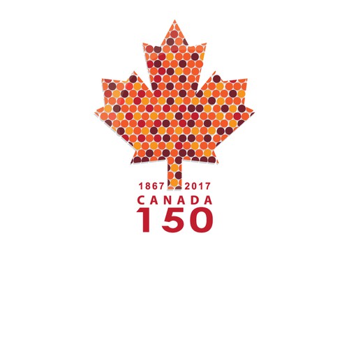 Community contest: Design Canada’s 150th birthday logo! Design by Maksow