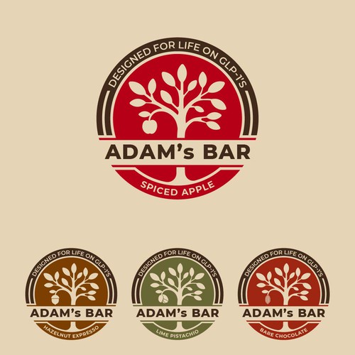 Adams Bar - Nutrition Bar for GLP1 patients Design by line2code