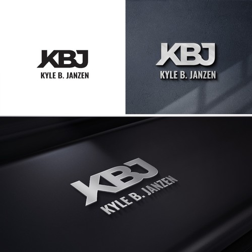 Bold 'KBJ' Logo for Real Estate Agent Design by des13n ©