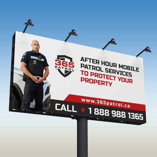 I need a billboard design for a Security Guard Company Design by Spaghetti27