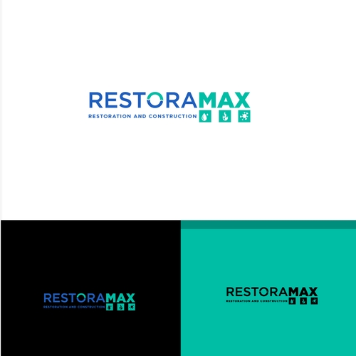 Restoration Company Branding. Design by shadow`art